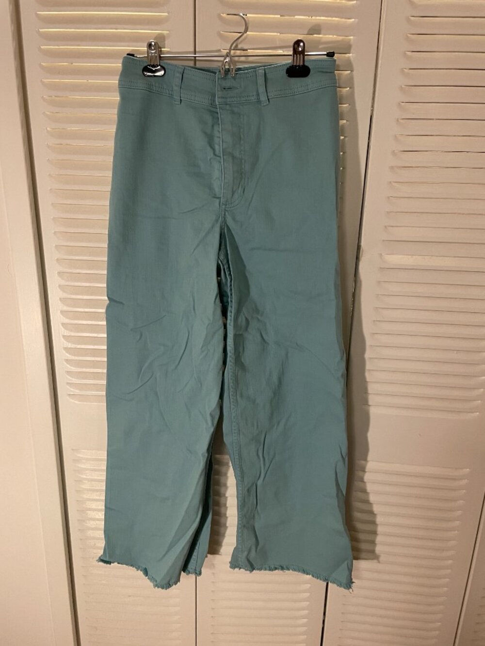 Billabong Free Fall High-Waist Twill Pants - Misty Blue - Picture 7 of 9